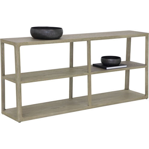 Doncaster Smoke Grey Low Bookcase